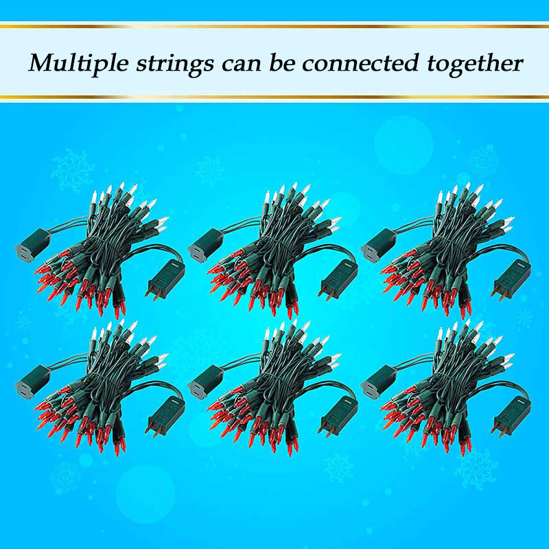 Outdoor/Indoor Christmas Lights HM5 LED Bulbs, 50, Red + Warm White Outdoor/Indoor Christmas Lights HM5 LED Bulbs, 50, Red + Warm White